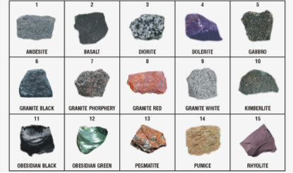 A GROUP OF VOLCANIC ROCKS