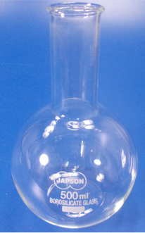 BOILING FLASK WITH FLAT BOTTOM