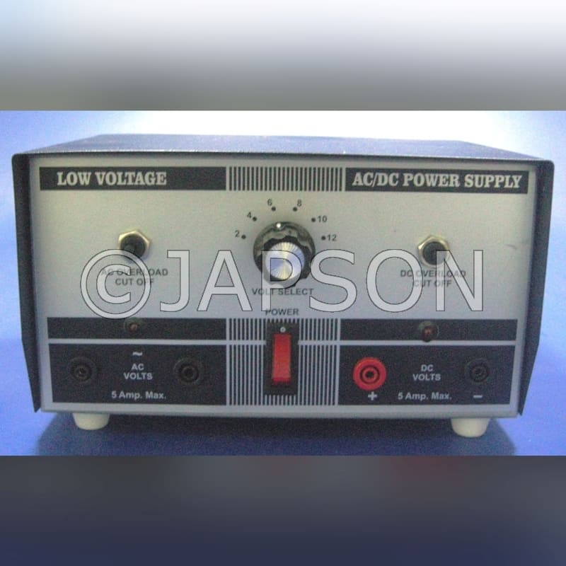 12V AC/DC POWER SUPPLY, CONTINUOUS