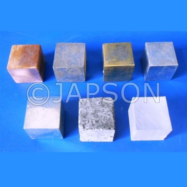 CUBES, METAL, ASSORTED