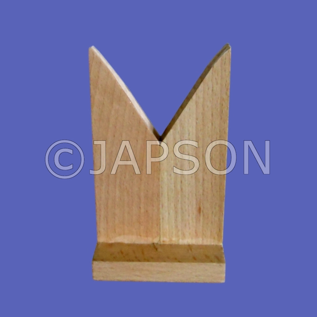 LENS HOLDER, WOODEN