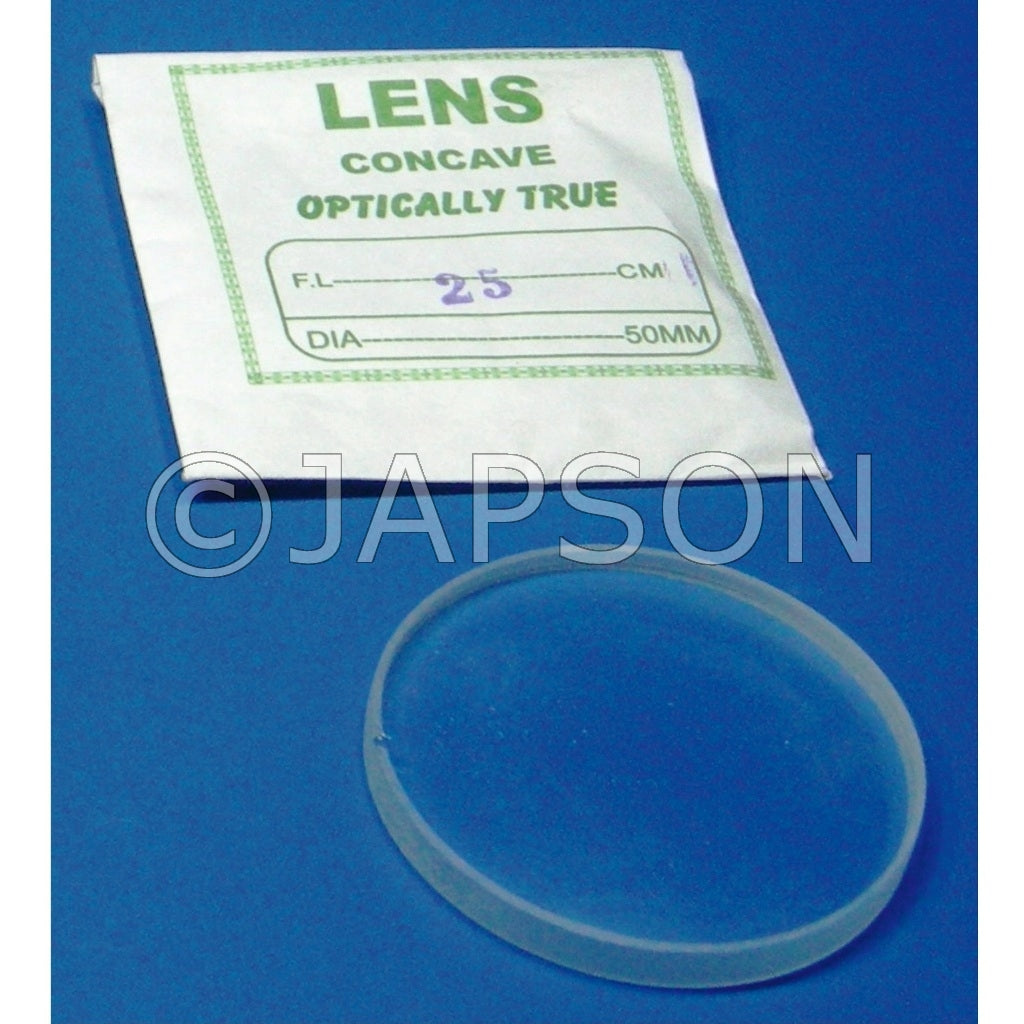 LENS, DOUBLE CONCAVE, SPHERICAL