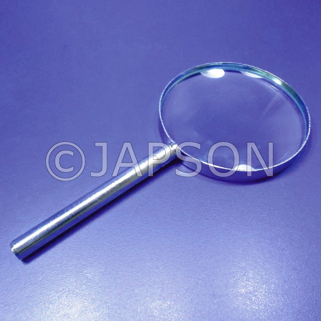 MAGNIFIER, READING GLASS, METAL