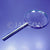 MAGNIFIER, READING GLASS, METAL