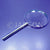 MAGNIFIER, READING GLASS, METAL