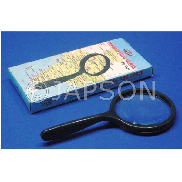 MAGNIFIER, READING GLASS, PLASTIC