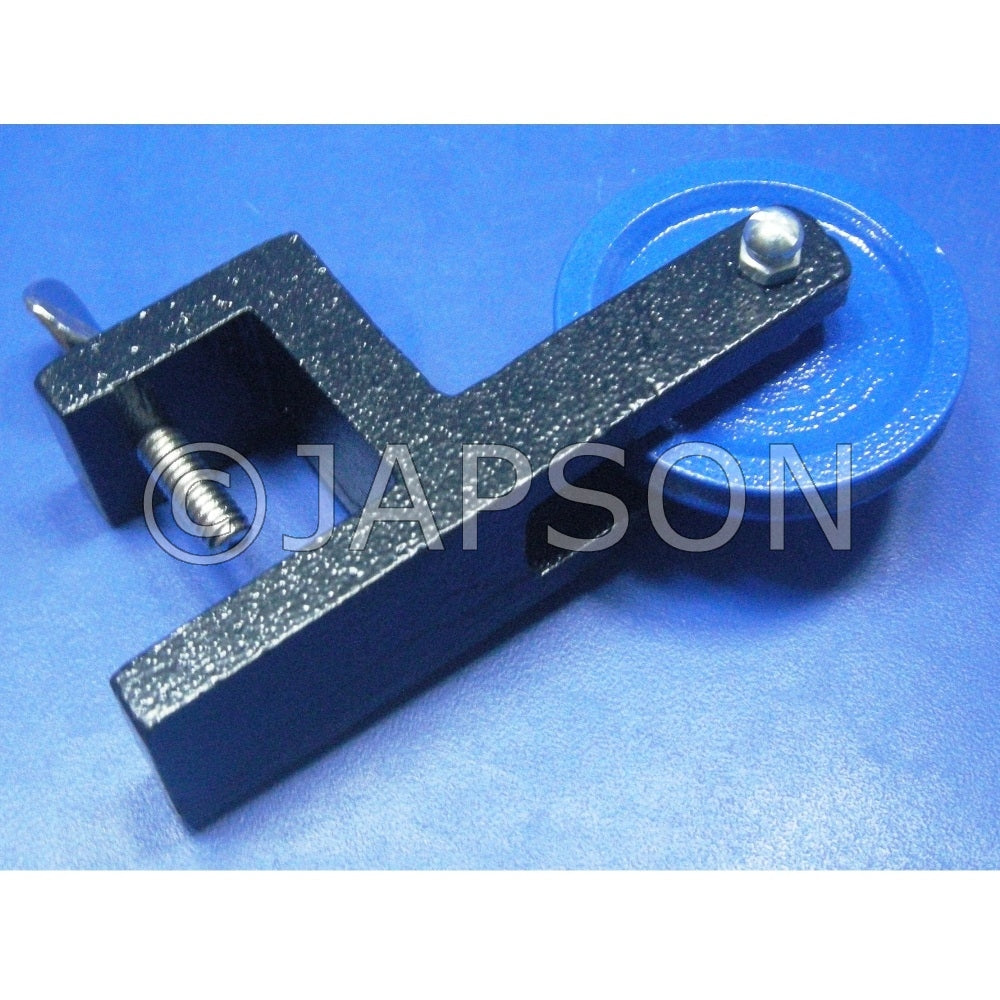 PULLEY, TABLE CLAMP, METAL