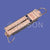 SPRING (NEWTON) BALANCE, RECTANGULAR, TRANSPARENT
