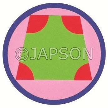 Angle Property of Cyclic Quadrilateral for School Maths Lab