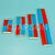 Magnets Bar, Chrome Steel