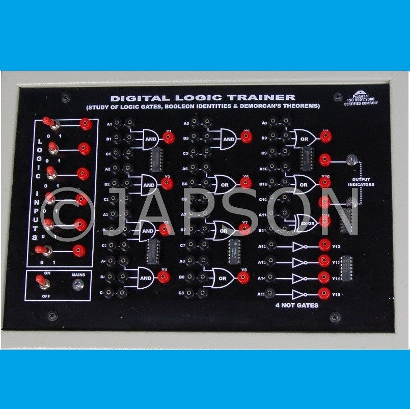 Basic Logic Gates using Discrete Components (5 in 1) Experiment Appara ...