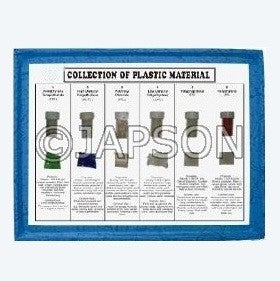 Collection Of 6 Plastic Material with Properties & Uses