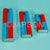 Cylindrical Bar Magnet, Pair, Chrome Steel