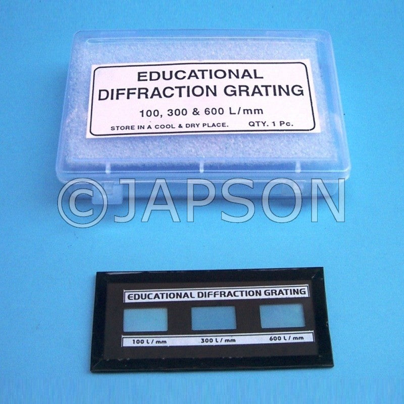 Demonstration Diffraction Grating Slide