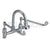 Double Elbow Action Surgical Basin Mixer, Pillar Type