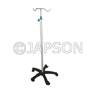 Saline and IV Stand