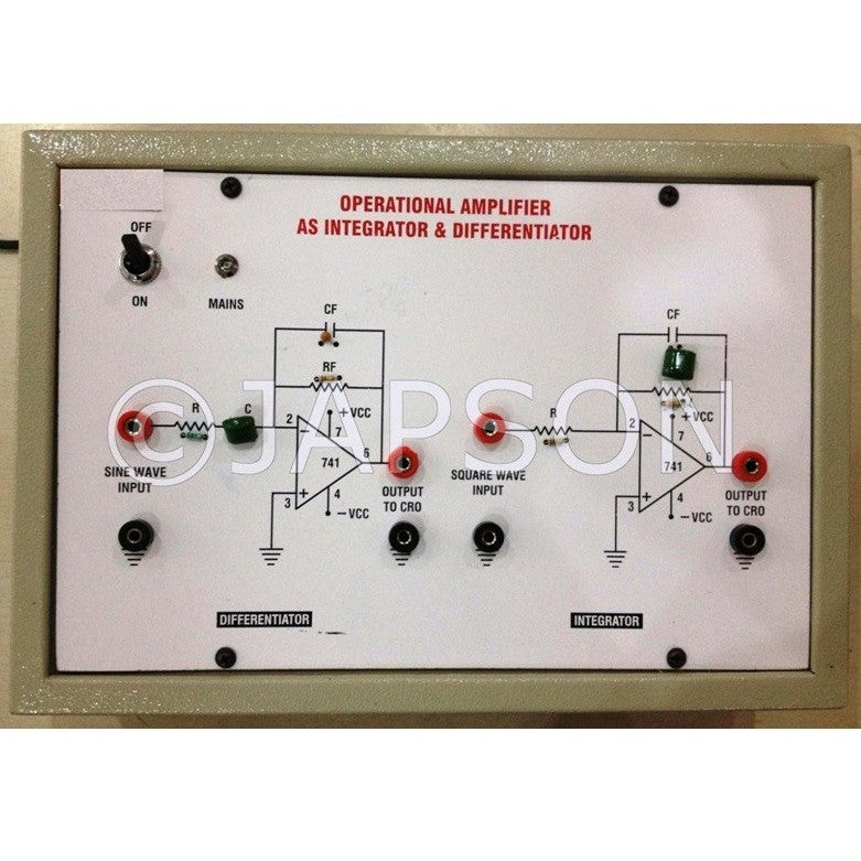 Operational Amplifier as Differentiator & Integrator Experiment Apparatus