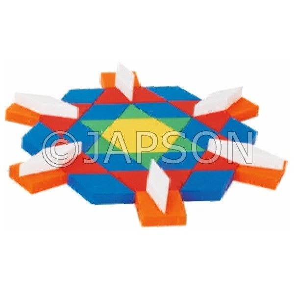 Pattern Blocks, EVA Foam (10mm thick) for School Maths Lab – japson.com