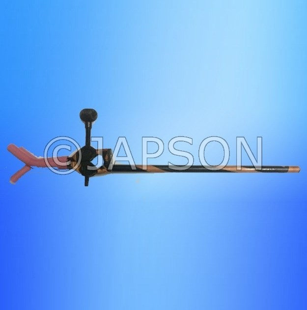 Three Prong, Retort Clamp, Copper Oxidized