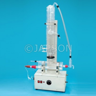 All Quartz Double Distillaton Apparatus, Horizontal Model 